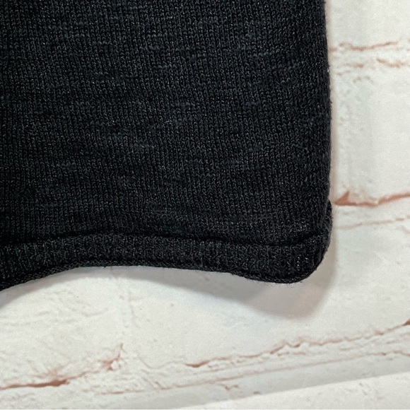 Eileen Fisher Linen Cardigan Womens Size PP Black V Neck Short Sleeve - Picture 6 of 8